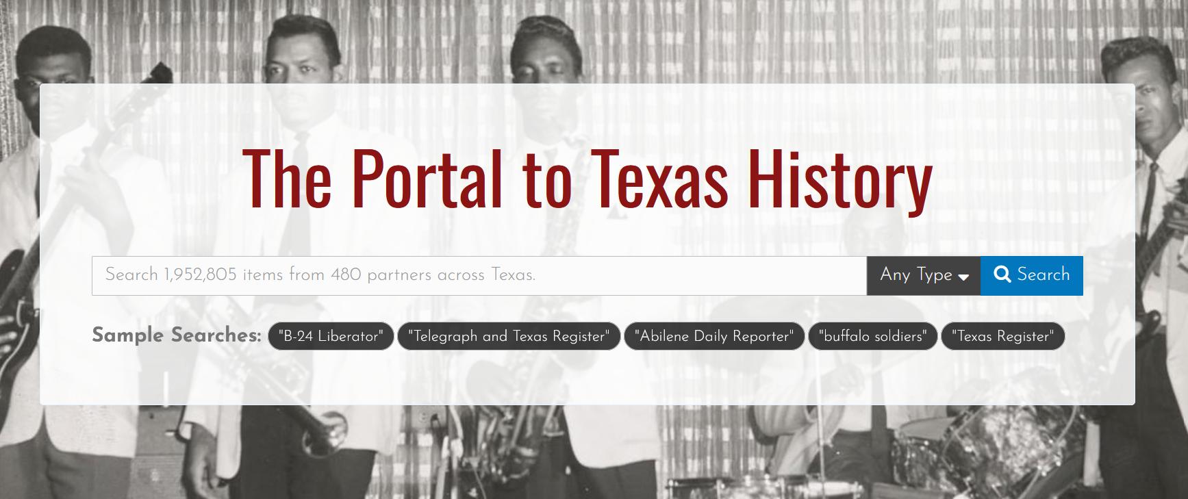 Focus On The Archives Portal To Texas History   Portal To Texas History 