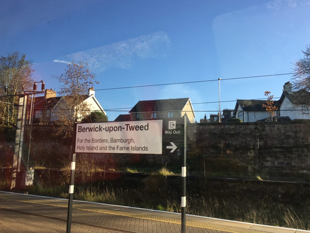 Berwick-Upon-Tweed depot sign